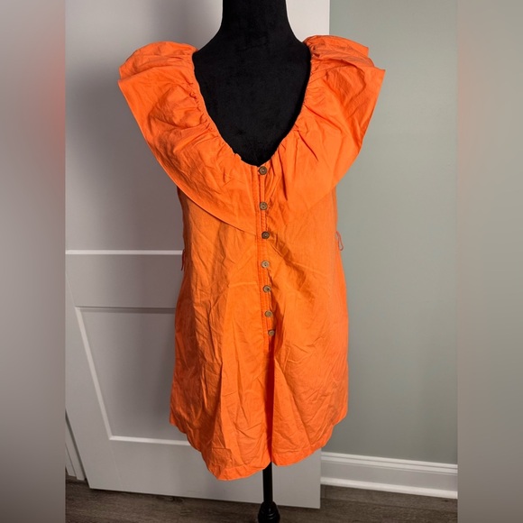 Free People Watermelon Endless Summer Darling Romper no sash - Picture 3 of 8